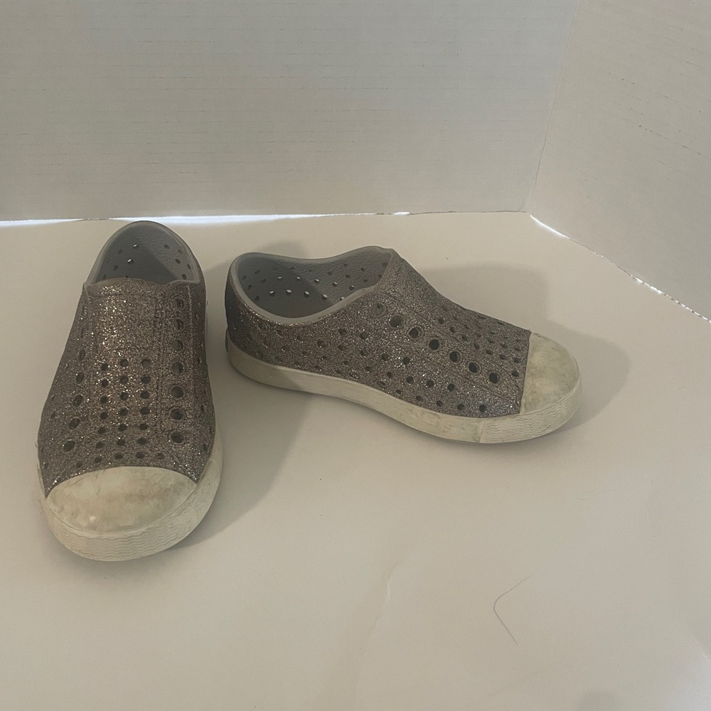 Native Kids Sparkly Slip-On Sneakers - Gray - Picture 3 of 3